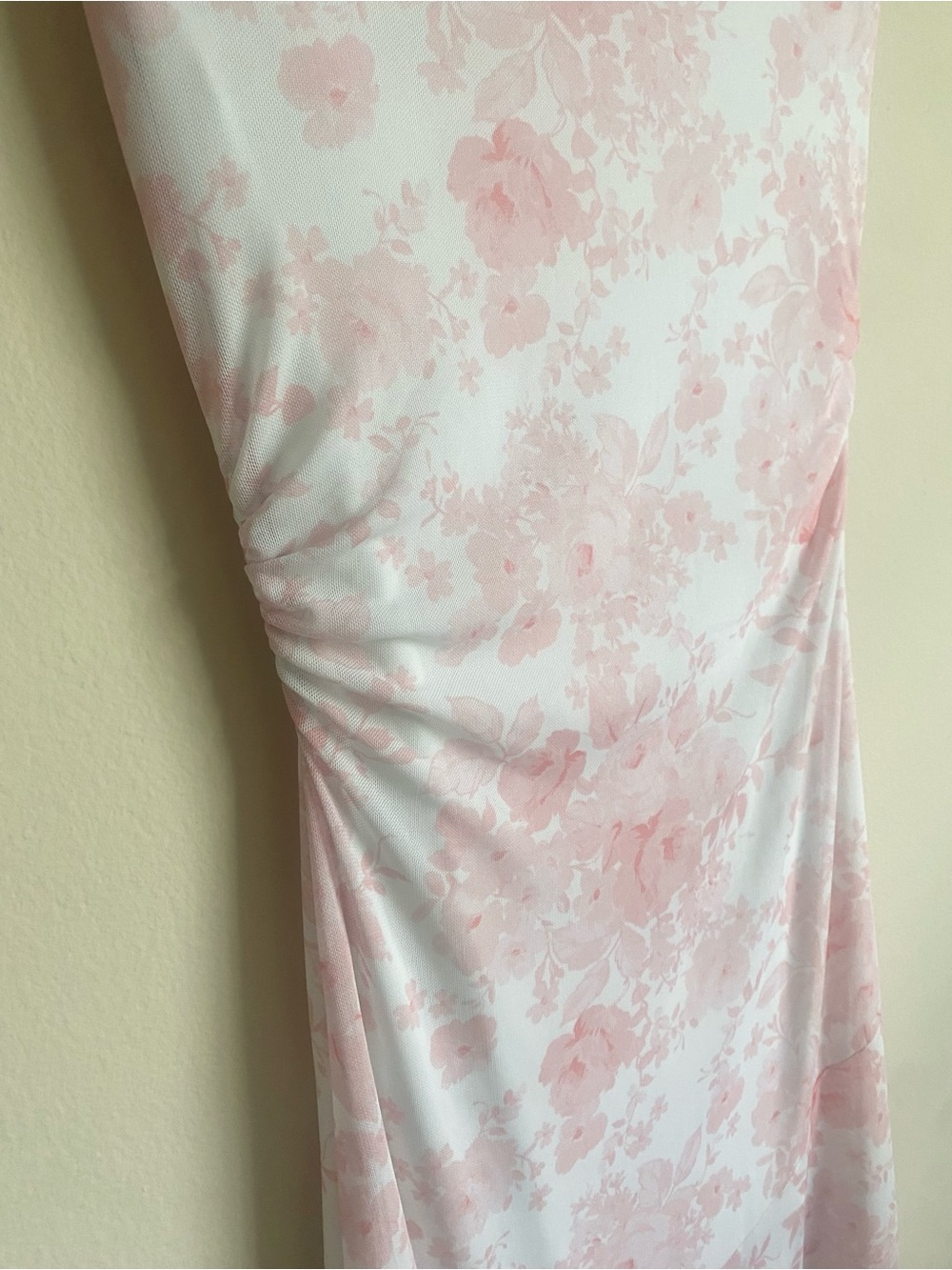 Altar’d State Samara Mesh Floral Maxi Dress Pink White Size S - Picture 4 of 12